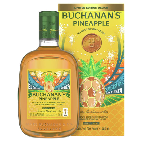 Buchanan's Pineapple Whiskey FIFA World Cup 2026 Limited Edition Design