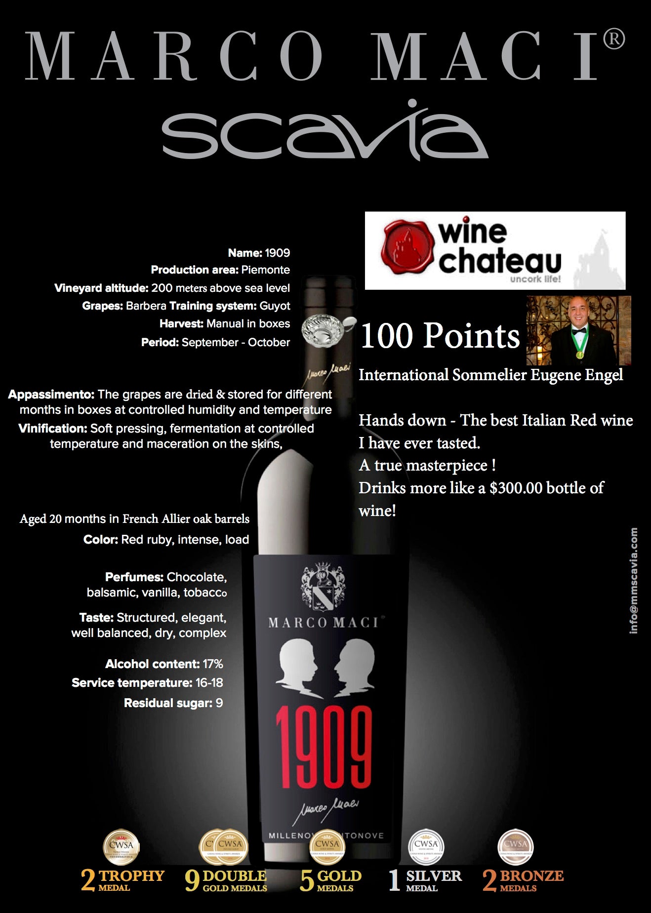 Marco Maci Scavia 1909 Piemonte Rosso 2016